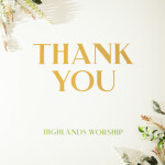 Thank You, альбом Highlands Worship